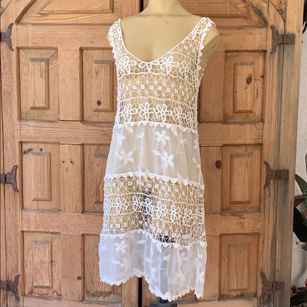 Sheer Lace Dress - Picture 4 of 6
